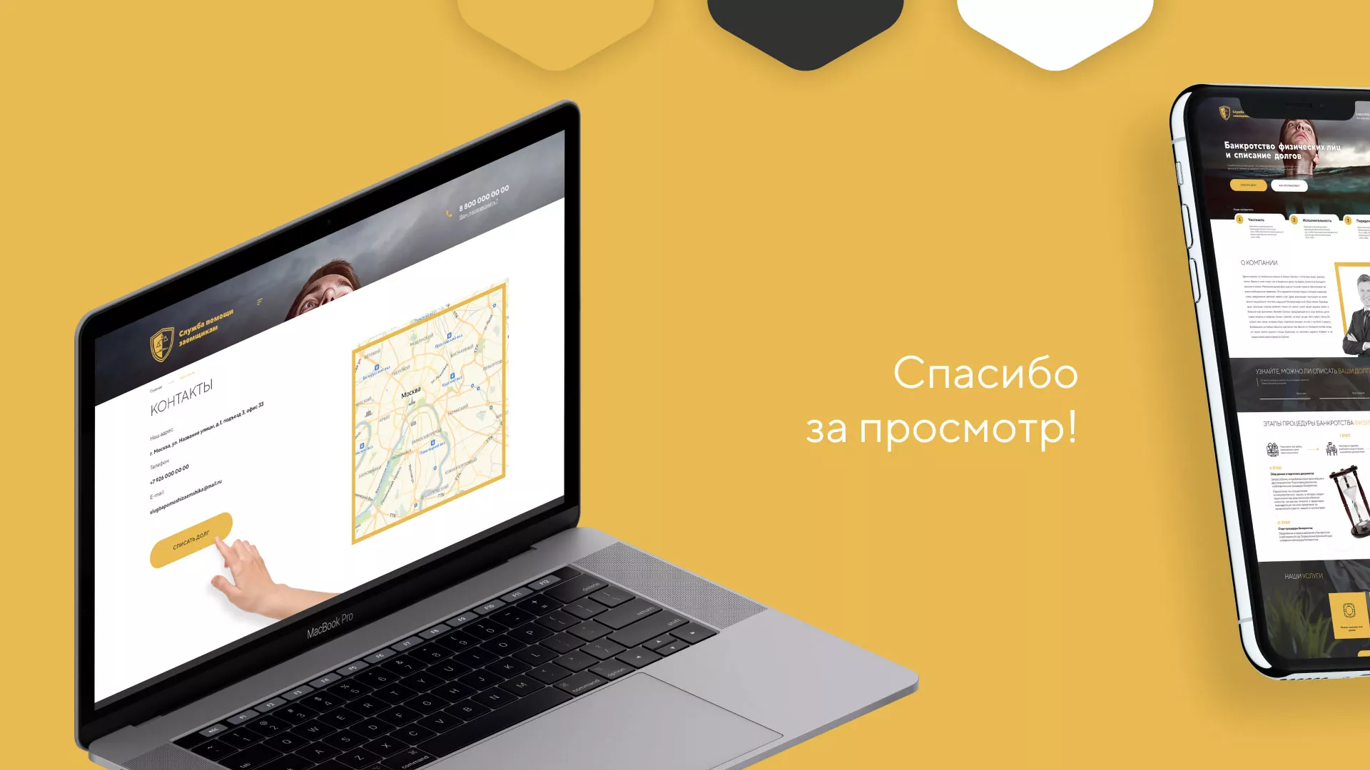 Разработка сайта «Службы помощи заемщикам» в Николаевске-на-Амуре